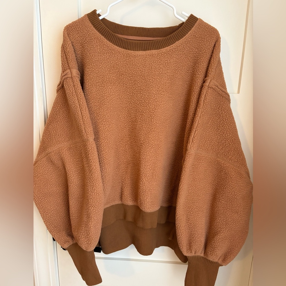 Cozy Brown We the Free Fleece Sweater